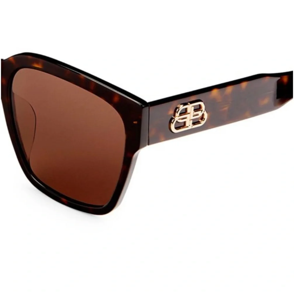 Balenciaga Havana Square Sunglasses - Picture 3 of 7